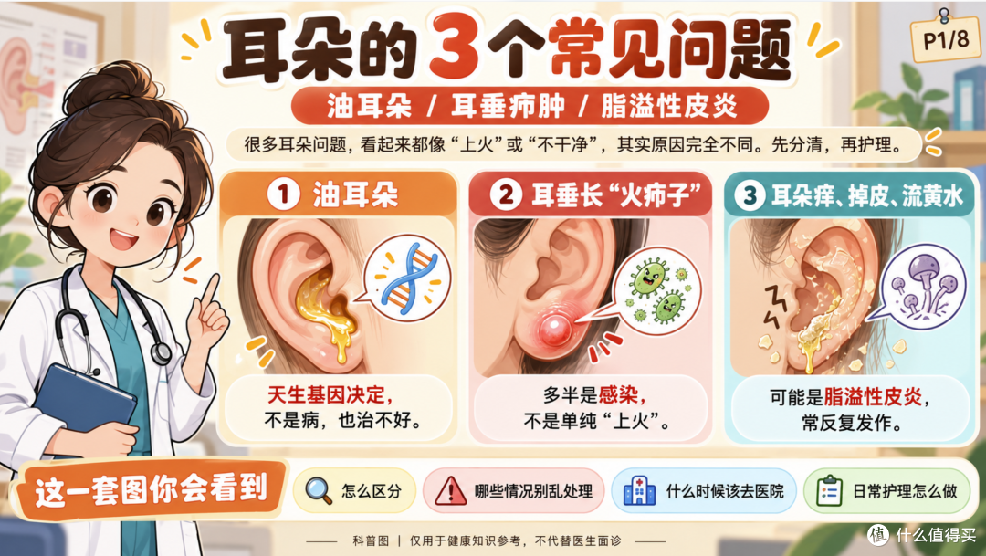 耳朵痒、油、长痘?你可能一直护理错了
