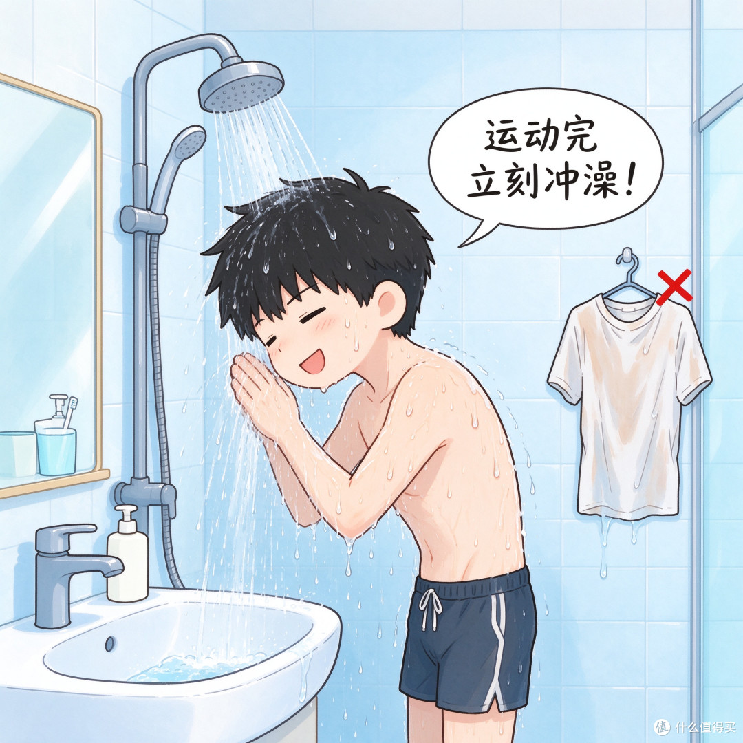 运动完立刻冲澡