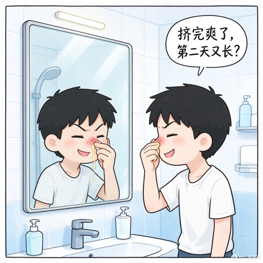 挤完爽了第二天又长