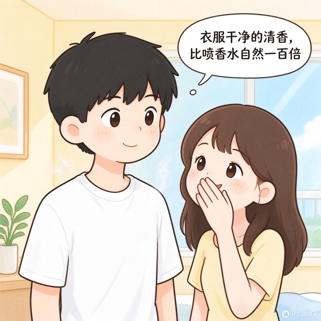 衣服干净的清香比喷香水自然
