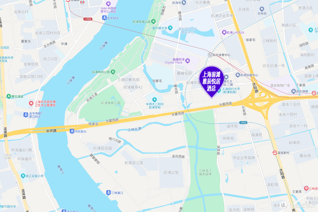 步行10多分钟到黄埔江边,入住上海前滩雅辰悦居酒店值不值?