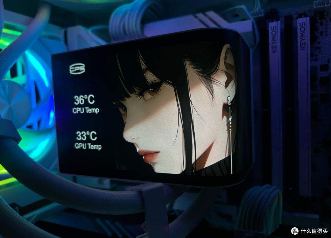 稳压又静音的旗舰水冷！超频三DV360幻翼·曲面屏实测，有颜又能打