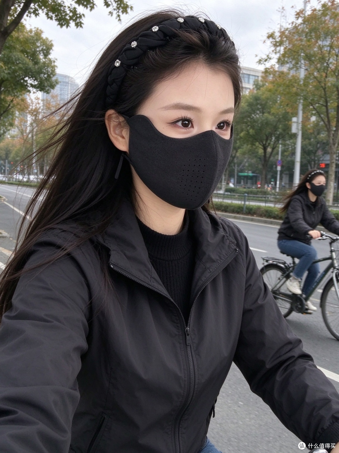 立体支撑不贴脸 骑行呼吸更顺畅