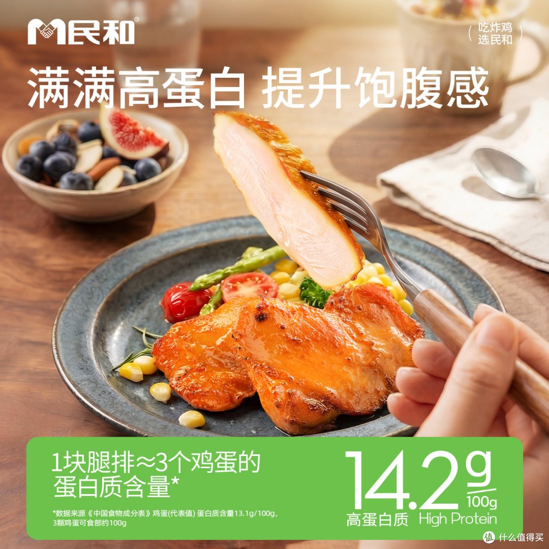 民和鸡腿排奥尔良鸡排半成品鸡腿肉汉堡儿童早餐炸锅食材冷冻鸡肉