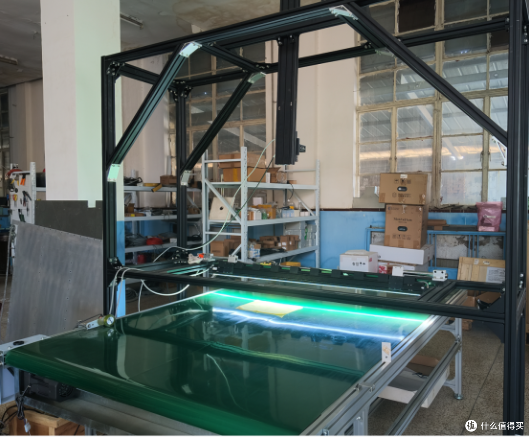 食品外观缺陷视觉采图案例：线阵视觉检测设备采图豆皮样品