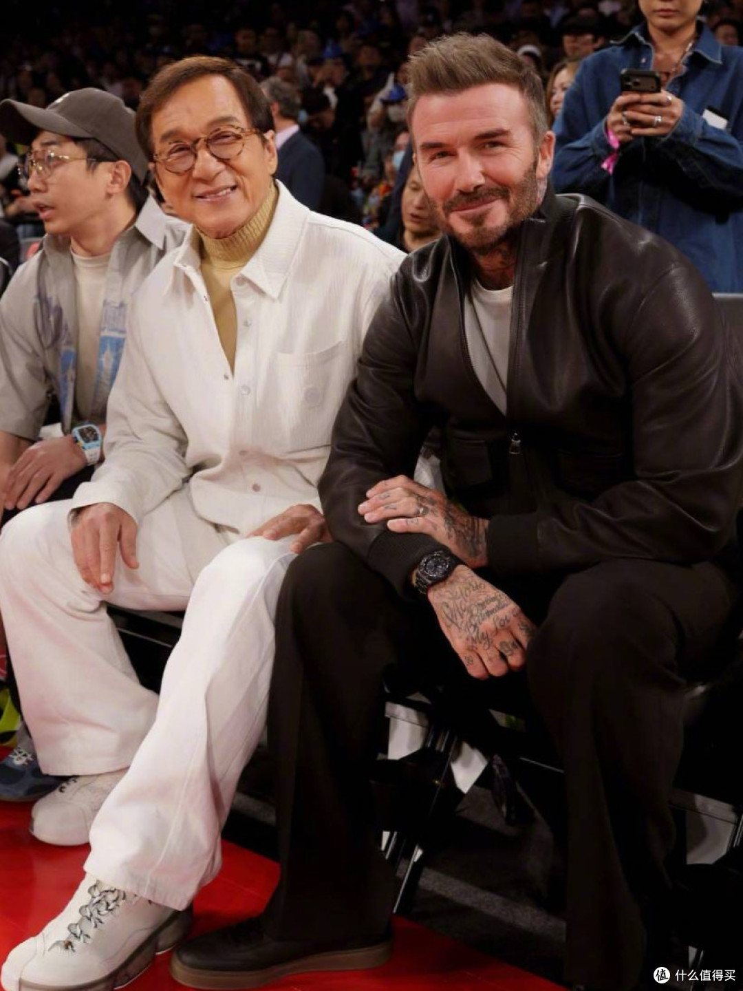 NBA中国赛马云贝克汉姆成龙同框：男人到这个岁数拼的是状态