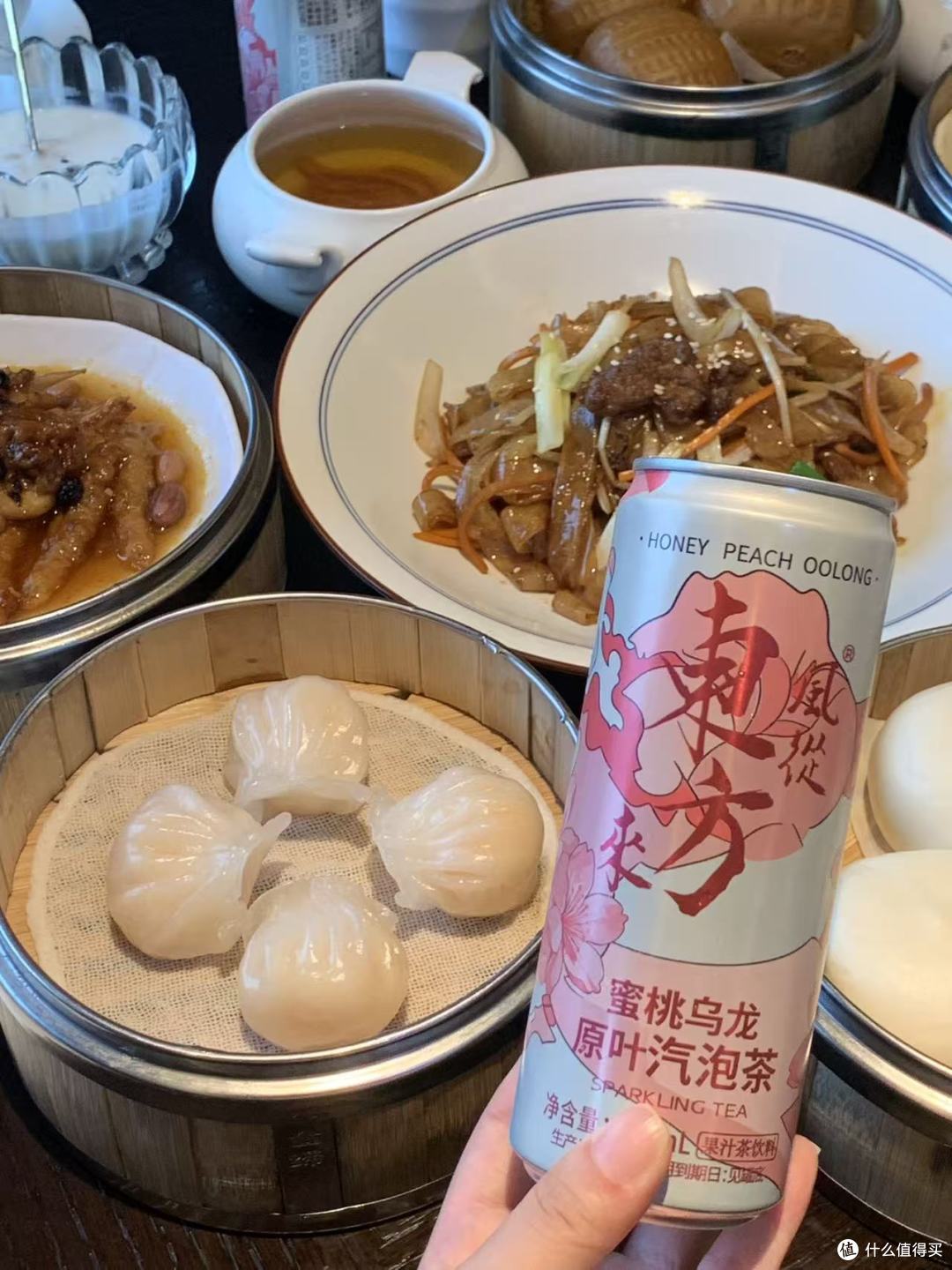 （蜜桃与粤菜的合影）