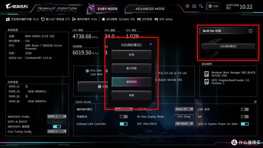 技嘉 B850 电竞雕 X3D:中端主板能否驾驭 X3D 鸡血模式 2.0?