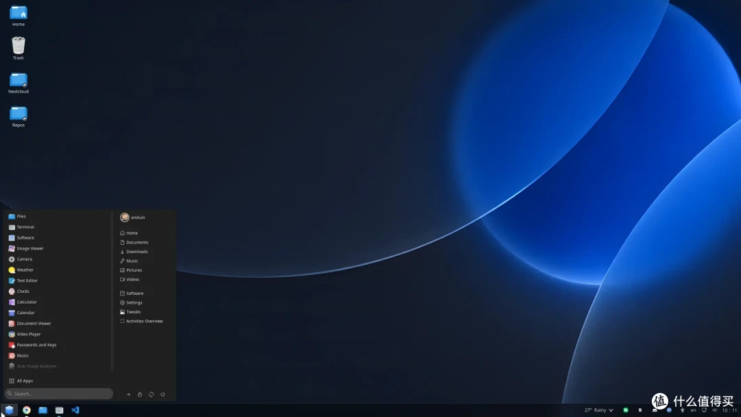 微软中国工程师业余做的Linux,界面仿Win11微信QQ都能跑