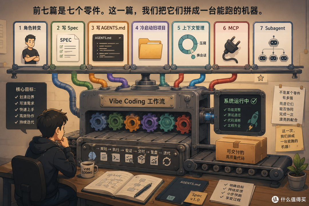 08｜一套可复制的 AI Coding 流程：从需求到提交怎么走