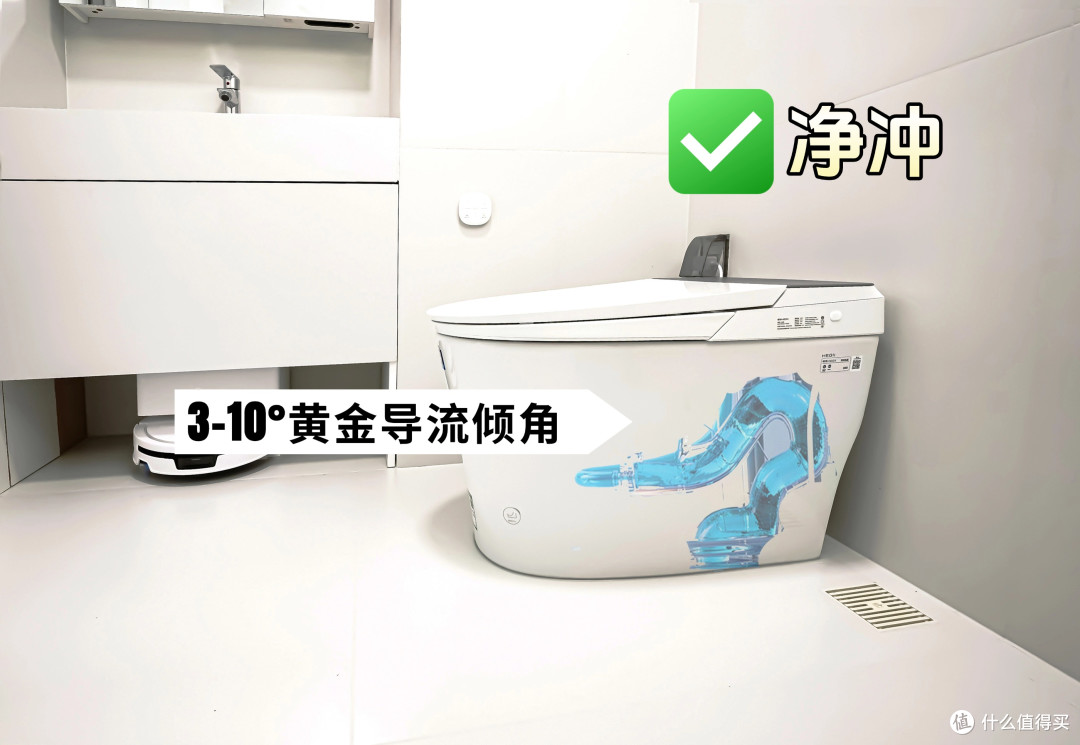 旋风冲净不返污!45楼实测恒洁超旋风鲸鱼座Max!不愧是满配轻智能