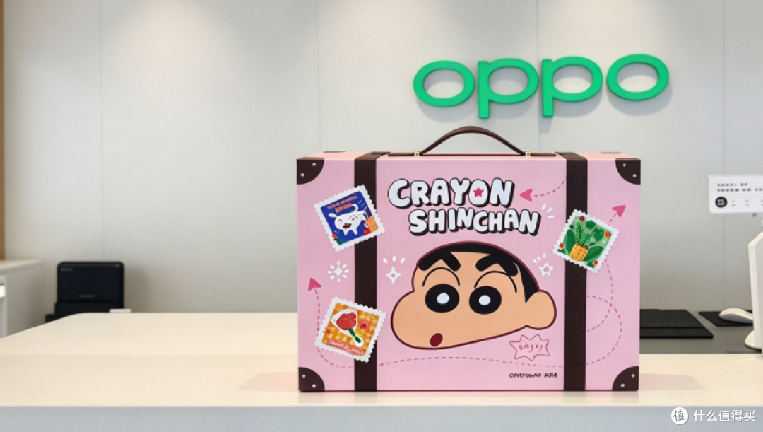 OPPO蜡笔小新礼盒流入二手鱼，充电宝+变色杯+一堆周边，88值不值