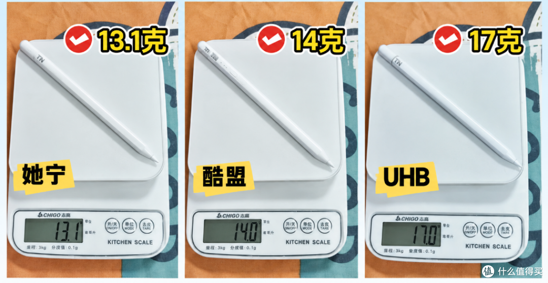 她宁vs酷盟vsUHB电容笔3项测试对比:考研党/学生党闭眼入!