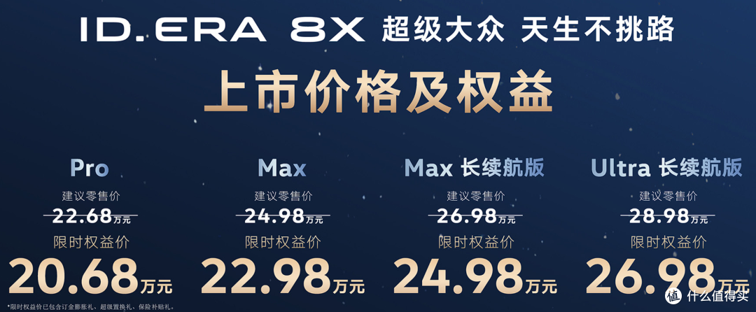 上汽大众ID.ERA 8X上市:四个版本,怎么选?
