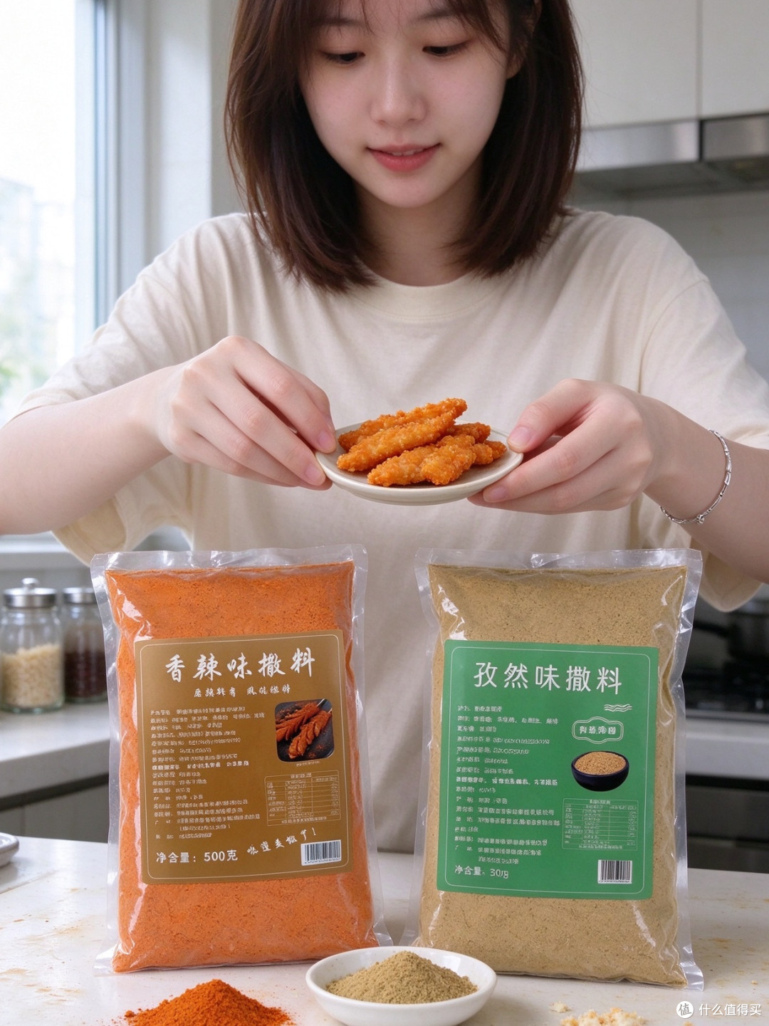 炸鸡柳的撒料,才是灵魂最后的“临门一脚”🧂