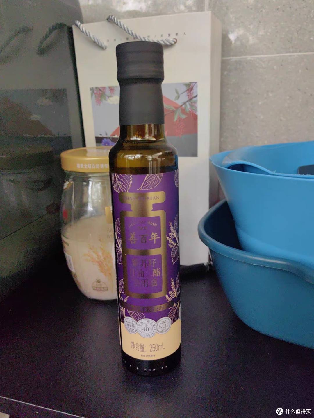 善百年紫苏籽油冷榨,40%甘油二酯食用油