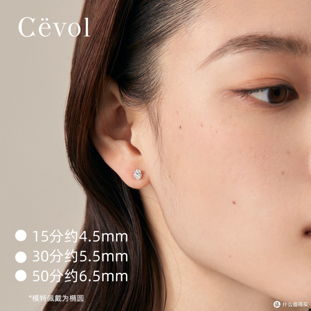 Cevol 培育钻石耳钉 简单说说