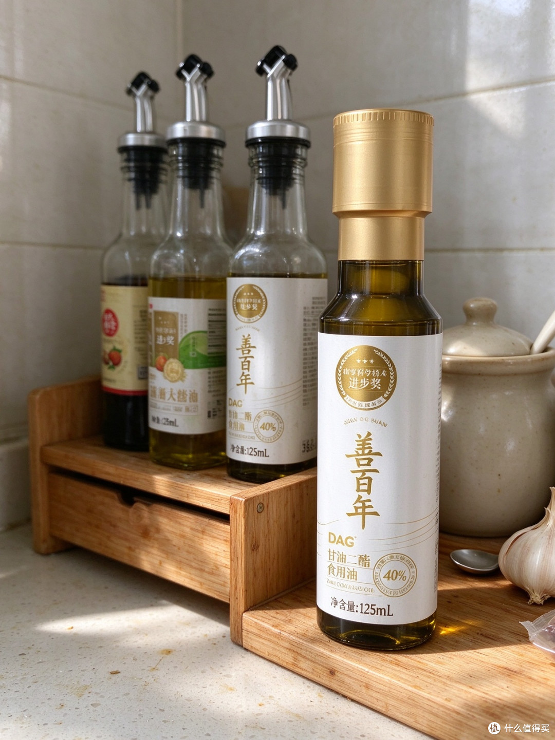 40%甘油二酯花生油，善百年小瓶调和油125mL