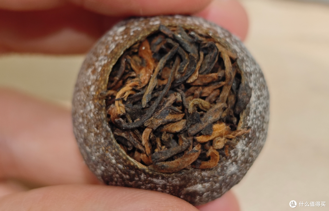 朋友给我的小青柑