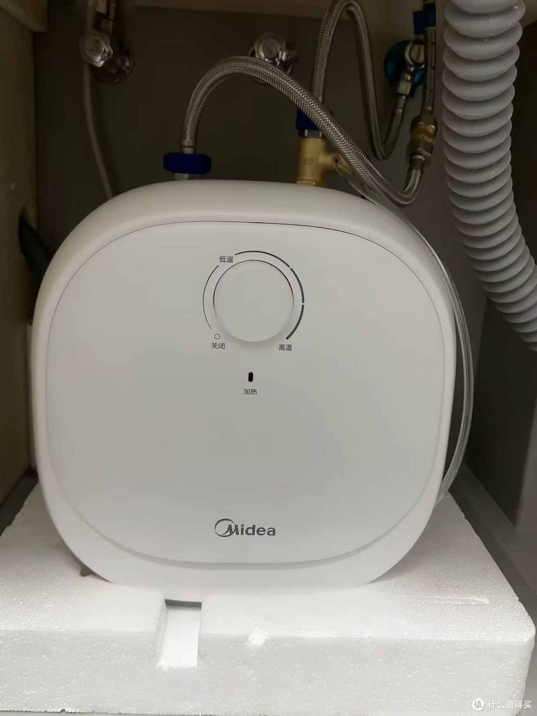 美的储水式7L小厨宝,厨房台下迷你热水器