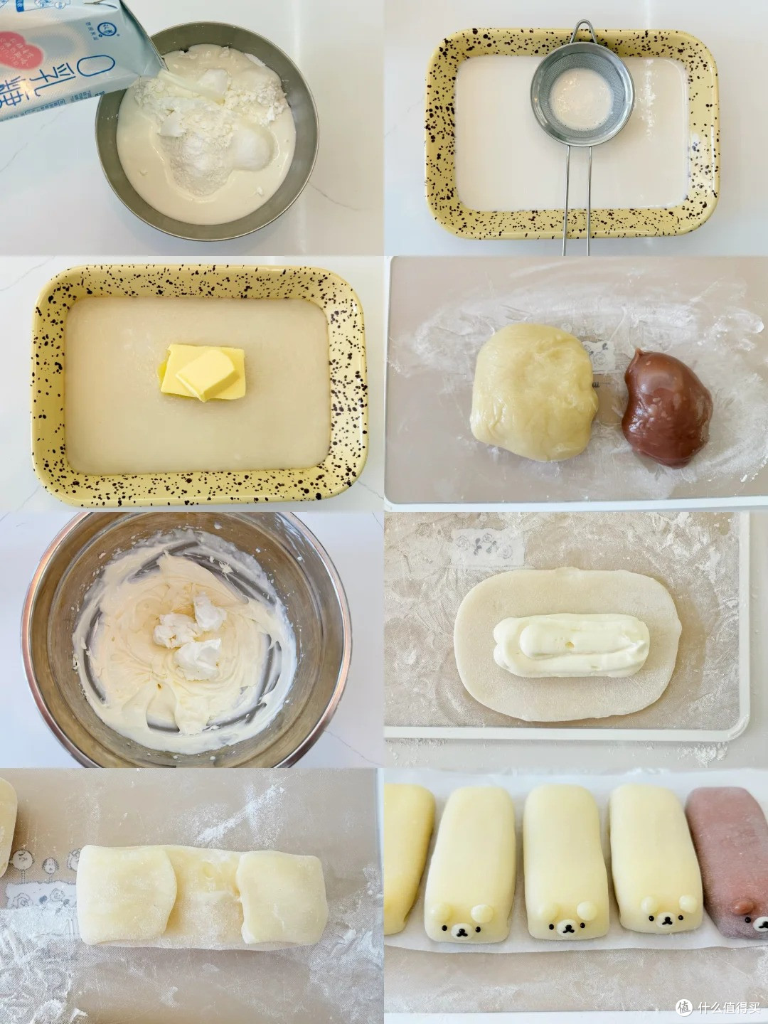 免烤箱甜品🥛轻松熊酸奶麻薯条