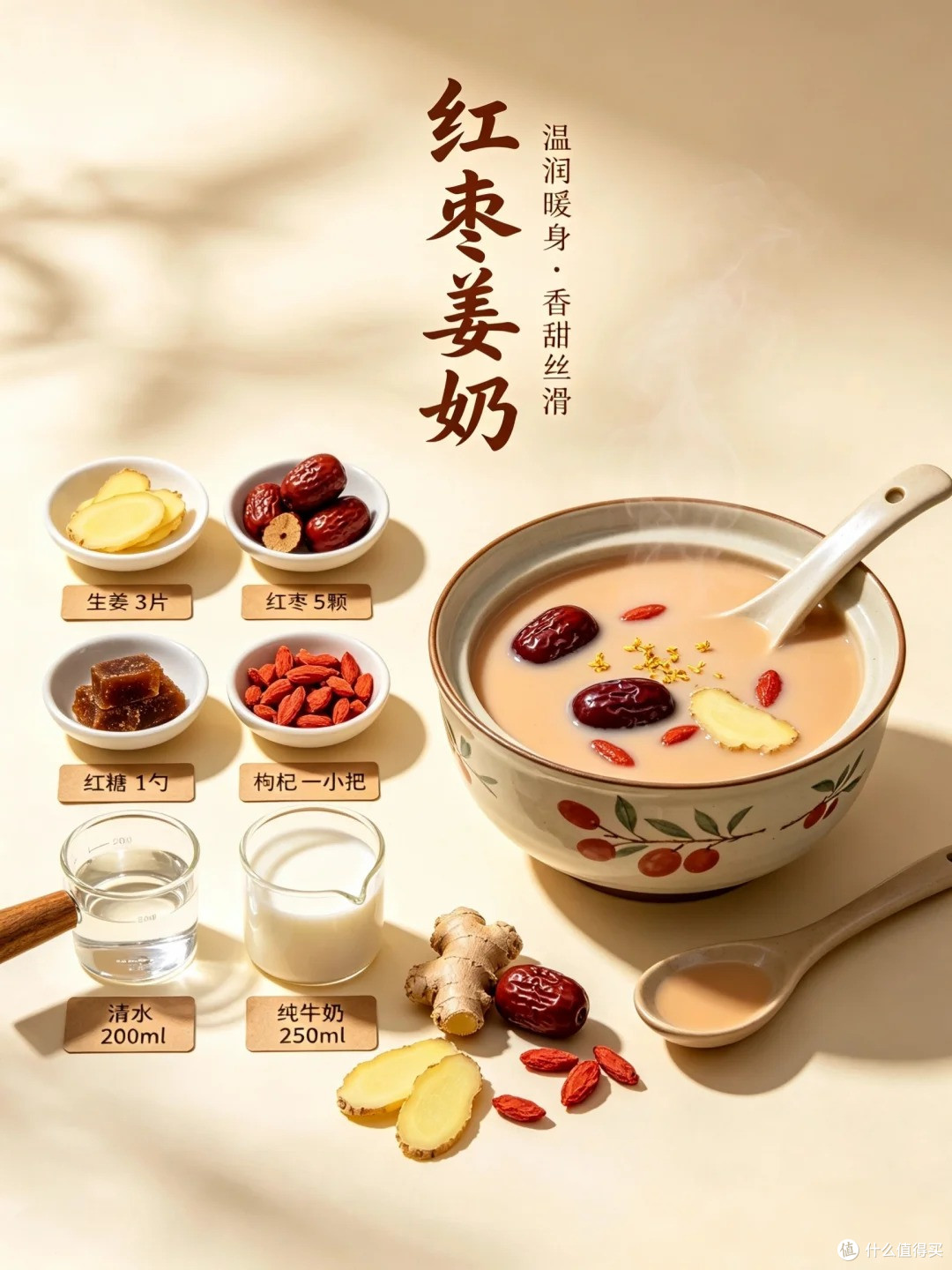 一到下午就手脚冰凉?这杯红枣姜奶救了我