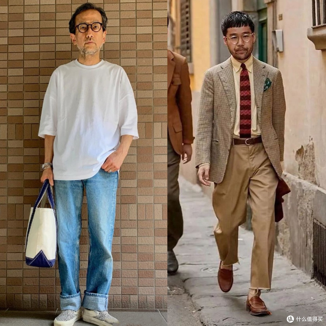 中年大叔要多穿“宽腿裤”,看日本男人就懂了,气质有型又松弛