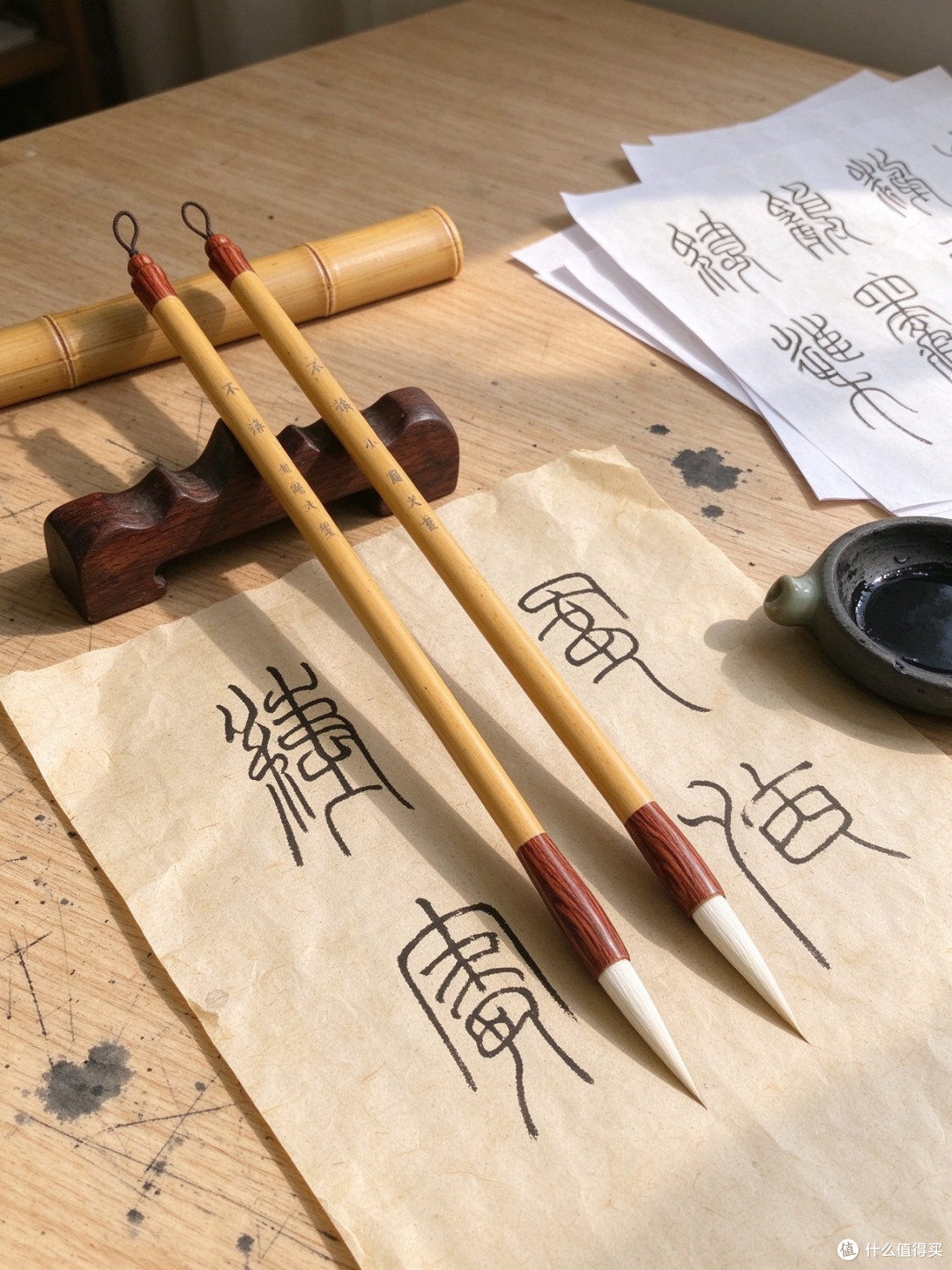 临峄山碑线条总发飘,换了这支加健羊毫才稳住