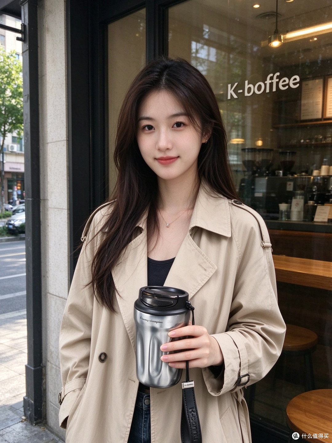 可宾尼陶瓷内胆咖啡杯,七夕送女友的高颜值选择
