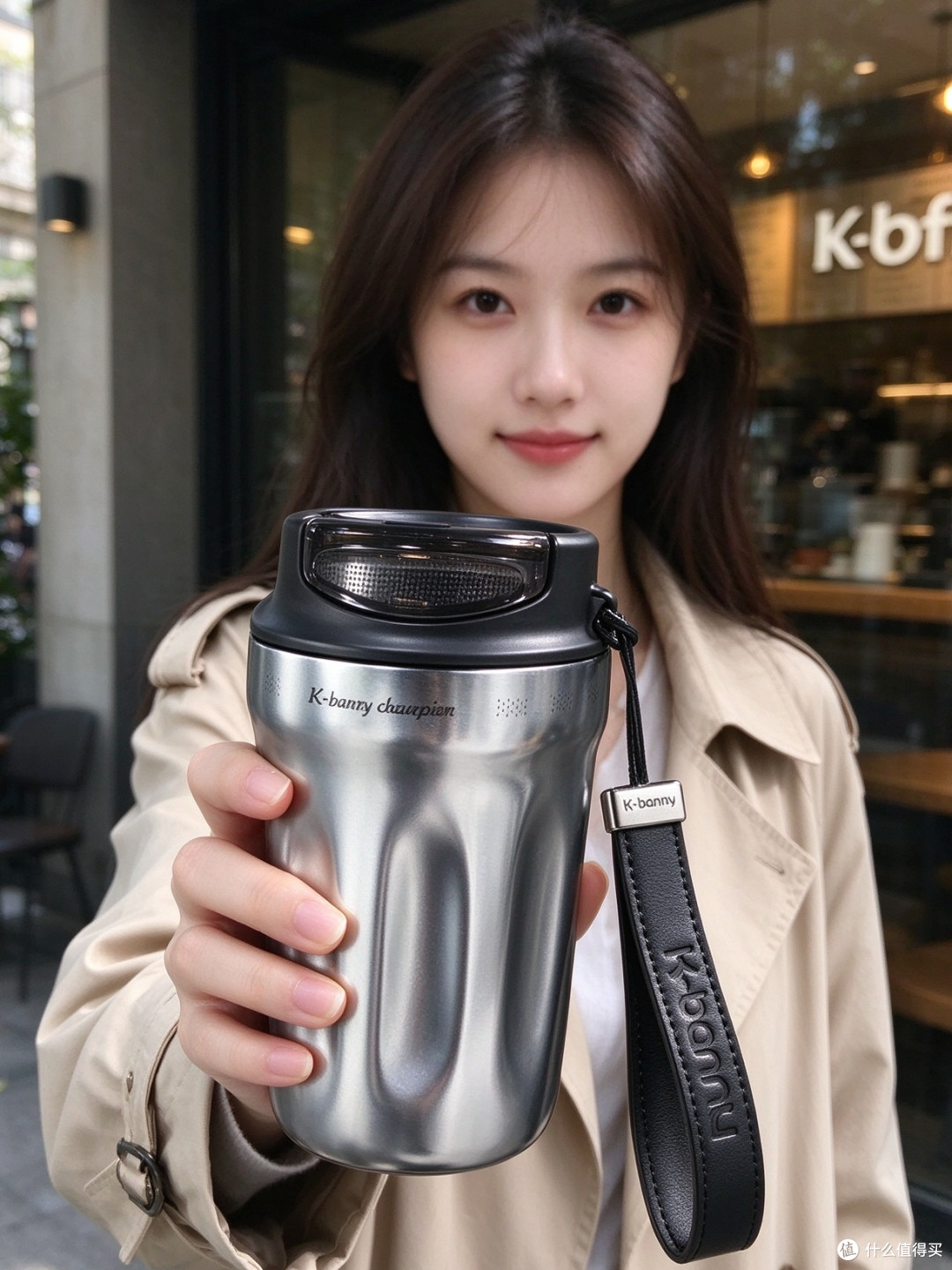 可宾尼陶瓷内胆咖啡杯,七夕送女友的高颜值选择