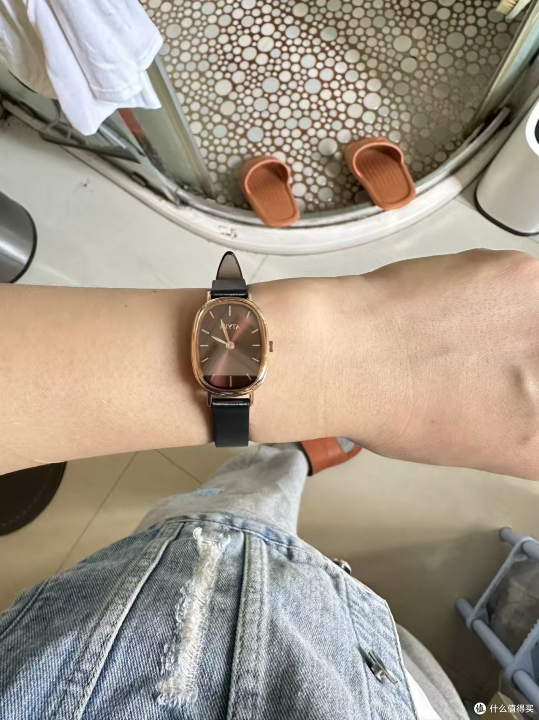 高圆圆同款飞亚达小可可✨复古小巧石英女表