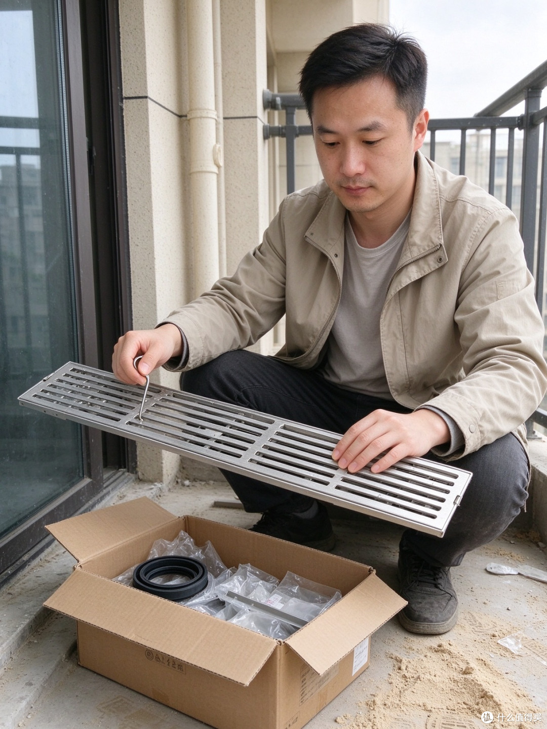 极简风卫生间的小心机，就是这只悍高隐形地漏！