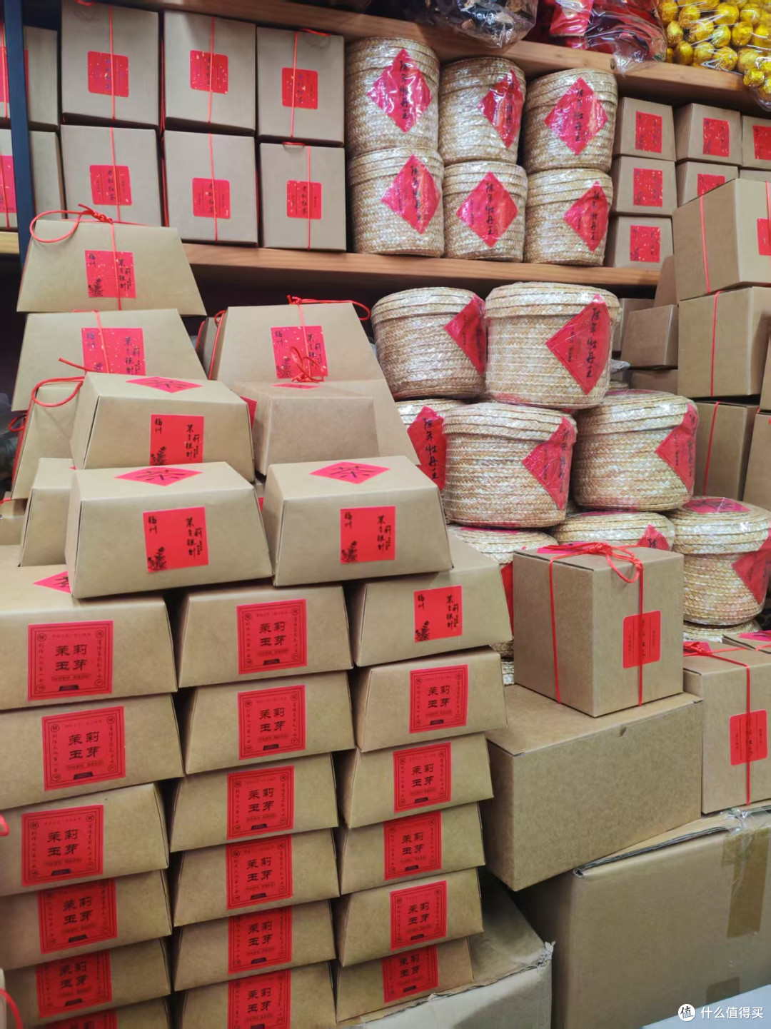 五里亭市场探店，分清香精花茶和传统窨制花茶