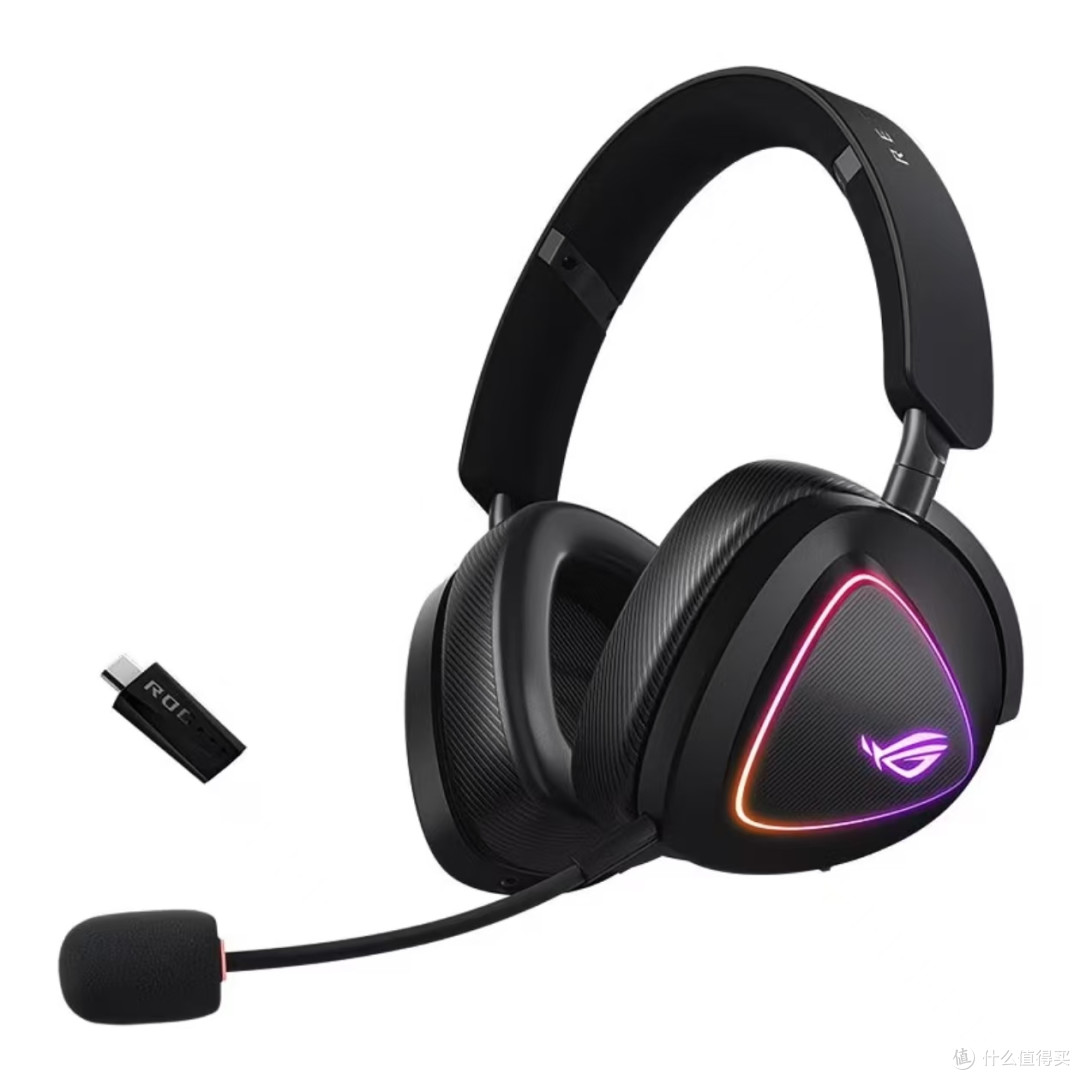 ROG 棱镜 2 无线✨轻量化三模电竞头戴耳机 FPS 游戏利器