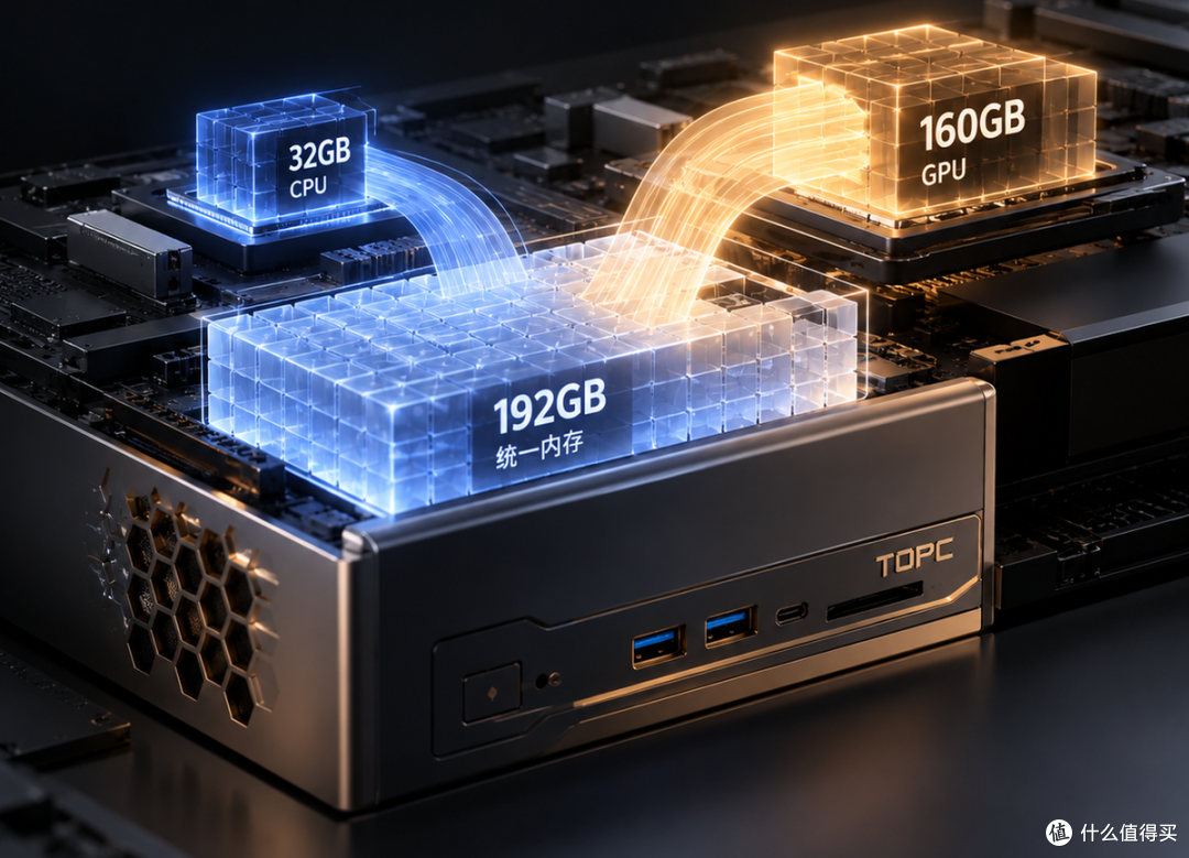 TOPC TXA2-495正式发布,192GB统一内存、成本地AI主机标杆