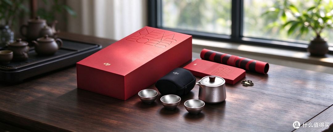 二手市场有大量大疆春节套装!纯钛茶具四件套能值回200块票价吗
