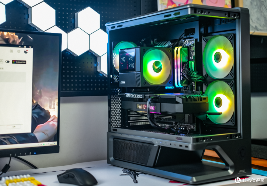 针对X3D带数显的双塔风冷!微星MPG COREFROZR AP15装机实测
