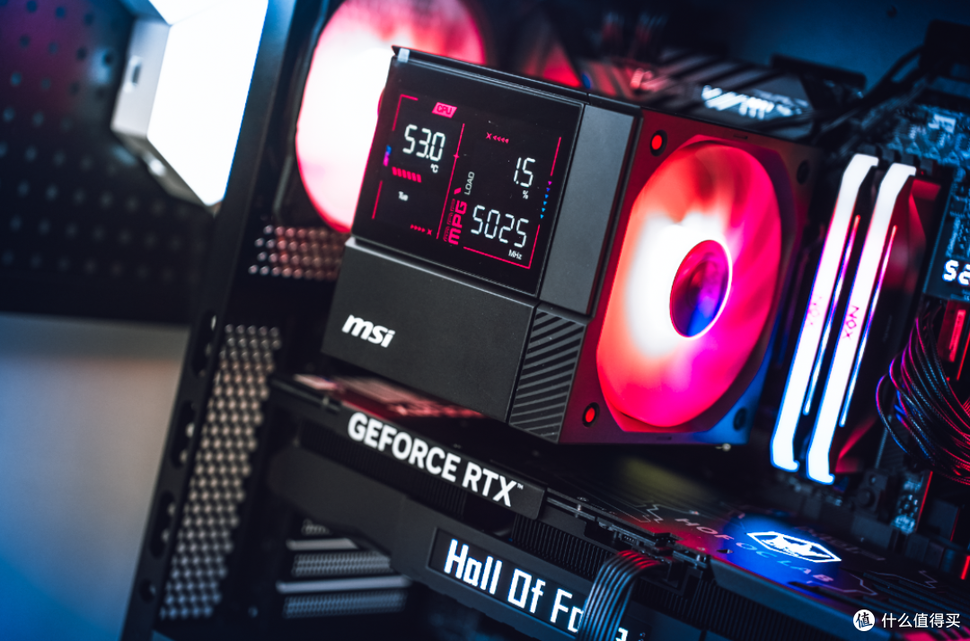 针对X3D带数显的双塔风冷!微星MPG COREFROZR AP15装机实测