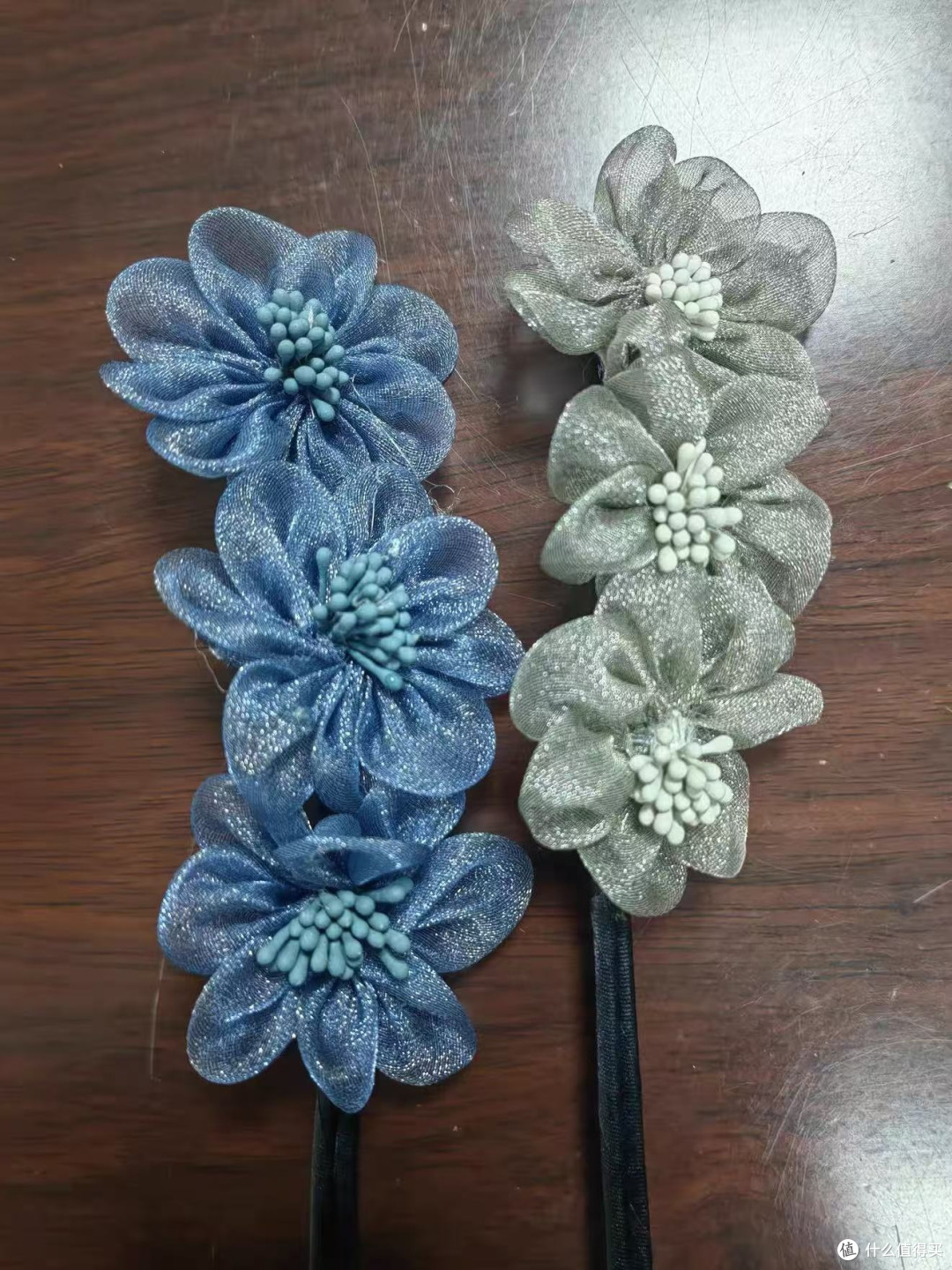 复古花朵发饰，一夹搞定气质丸子头