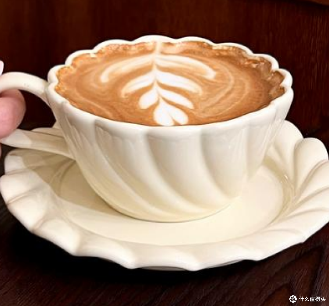 竖纹浮雕陶瓷咖啡杯|触感颜值双在线