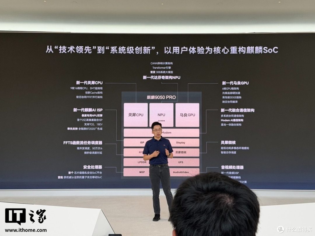 麒麟9050 Pro详细架构图（IT之家现场）