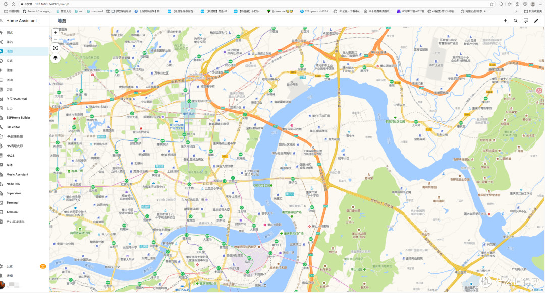 把Homeassistant地图换成国内地图