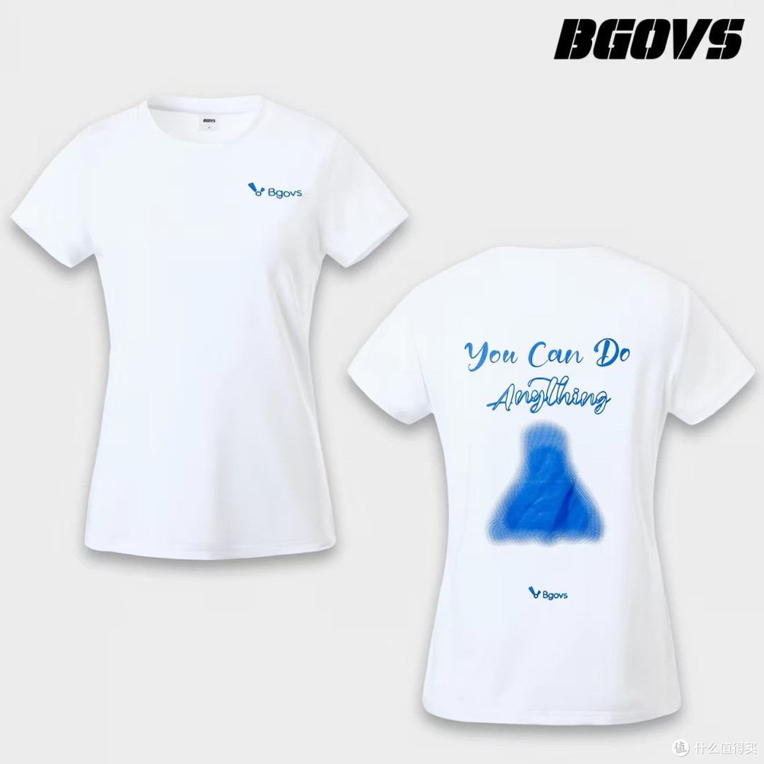 BGOVS 秋冬基础款羽毛球短袖✨男女同款速干吸汗运动 T 恤