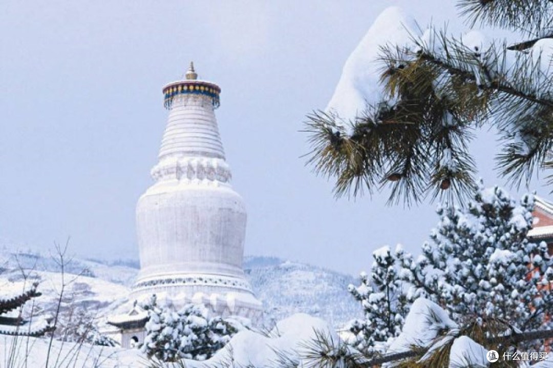 五台山75米大白塔闭关3年重新亮相,700年古塔焕新