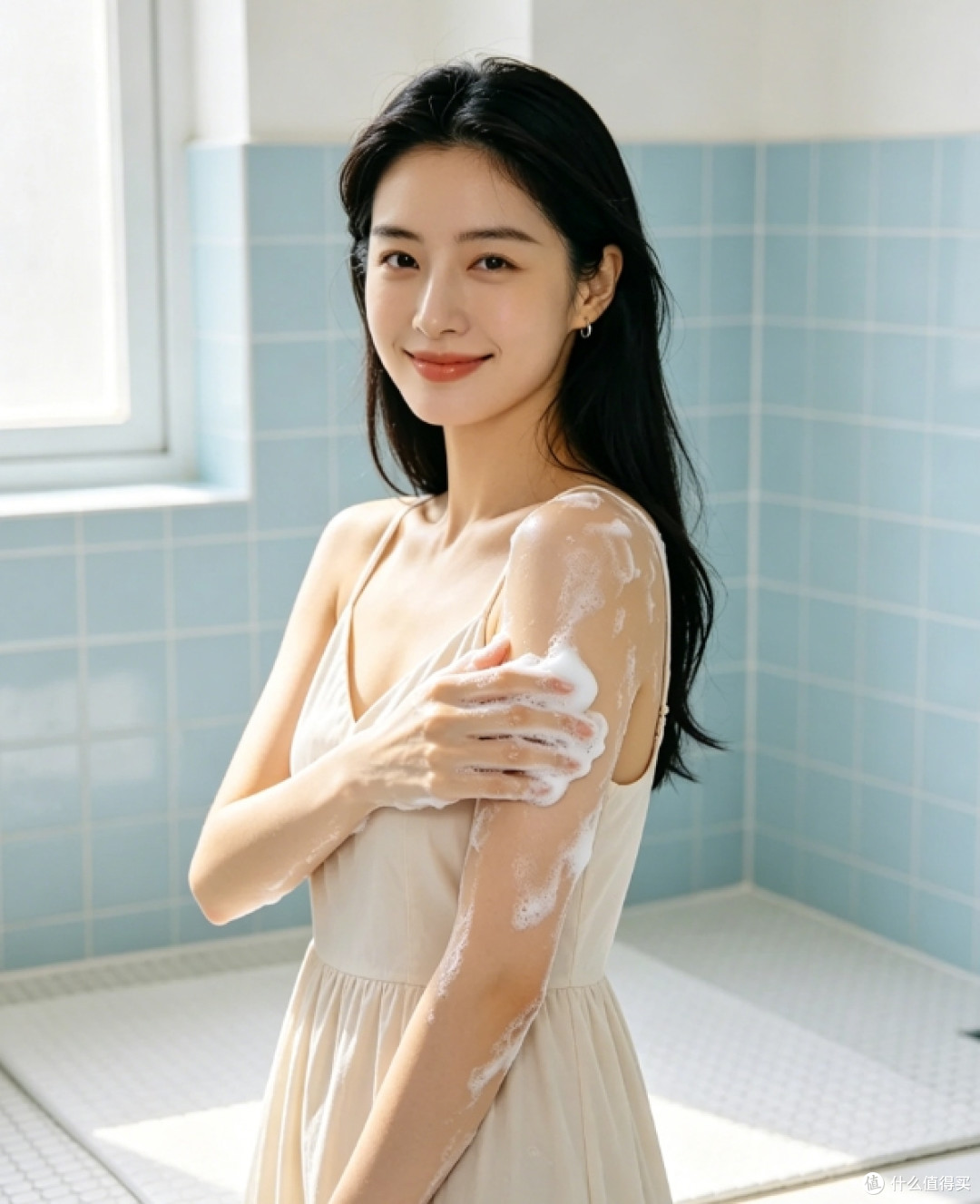 穿吊带才发觉身体比脸黑?暗沉晒黑提亮美白沐浴露这样挑更稳