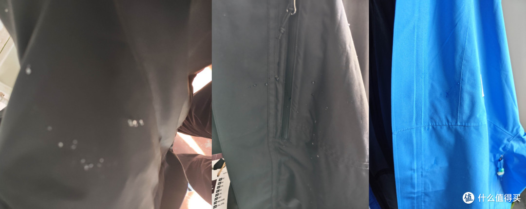 不同价位冲锋衣防水实测