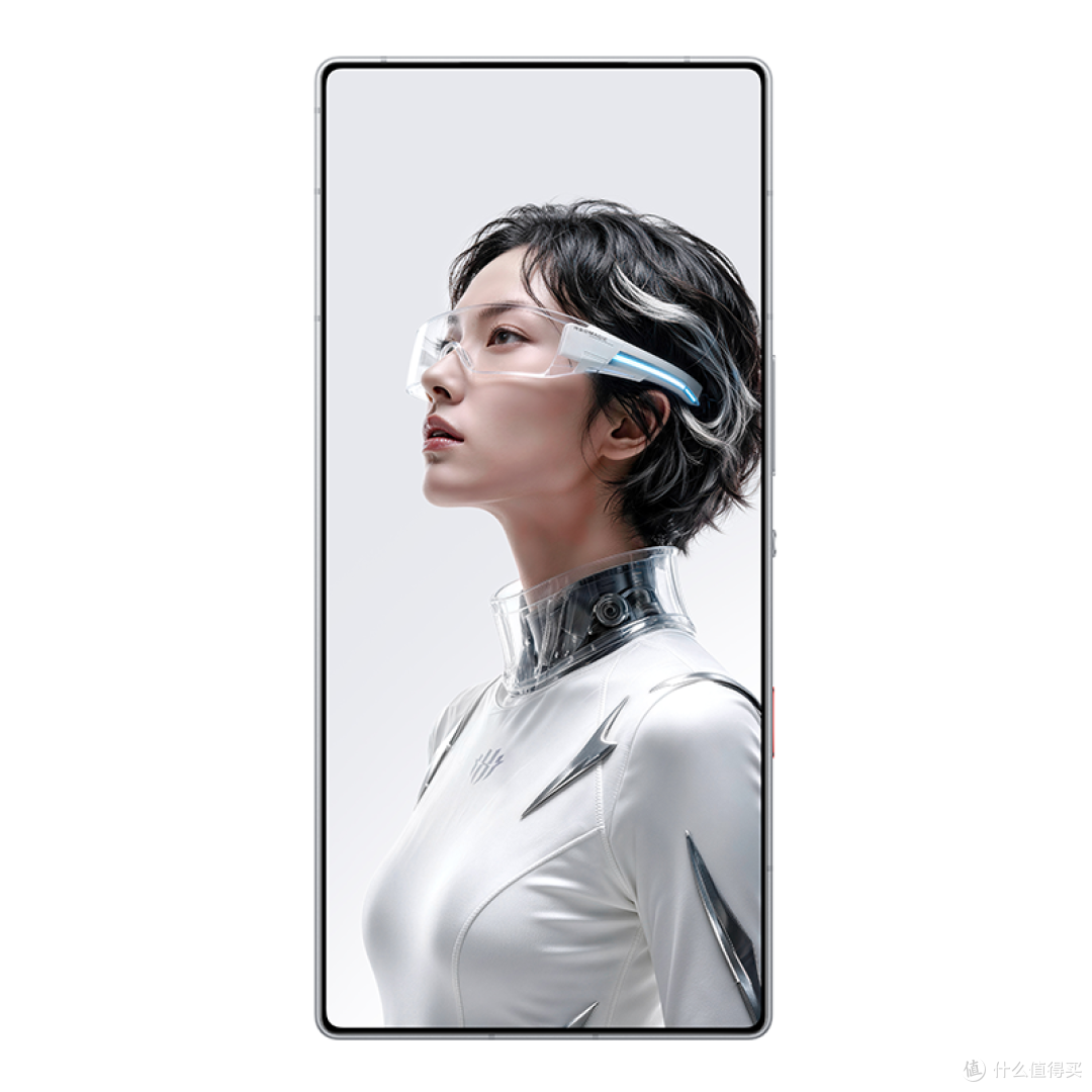 红魔12 Pro+正面官网图，屏下前摄无开孔