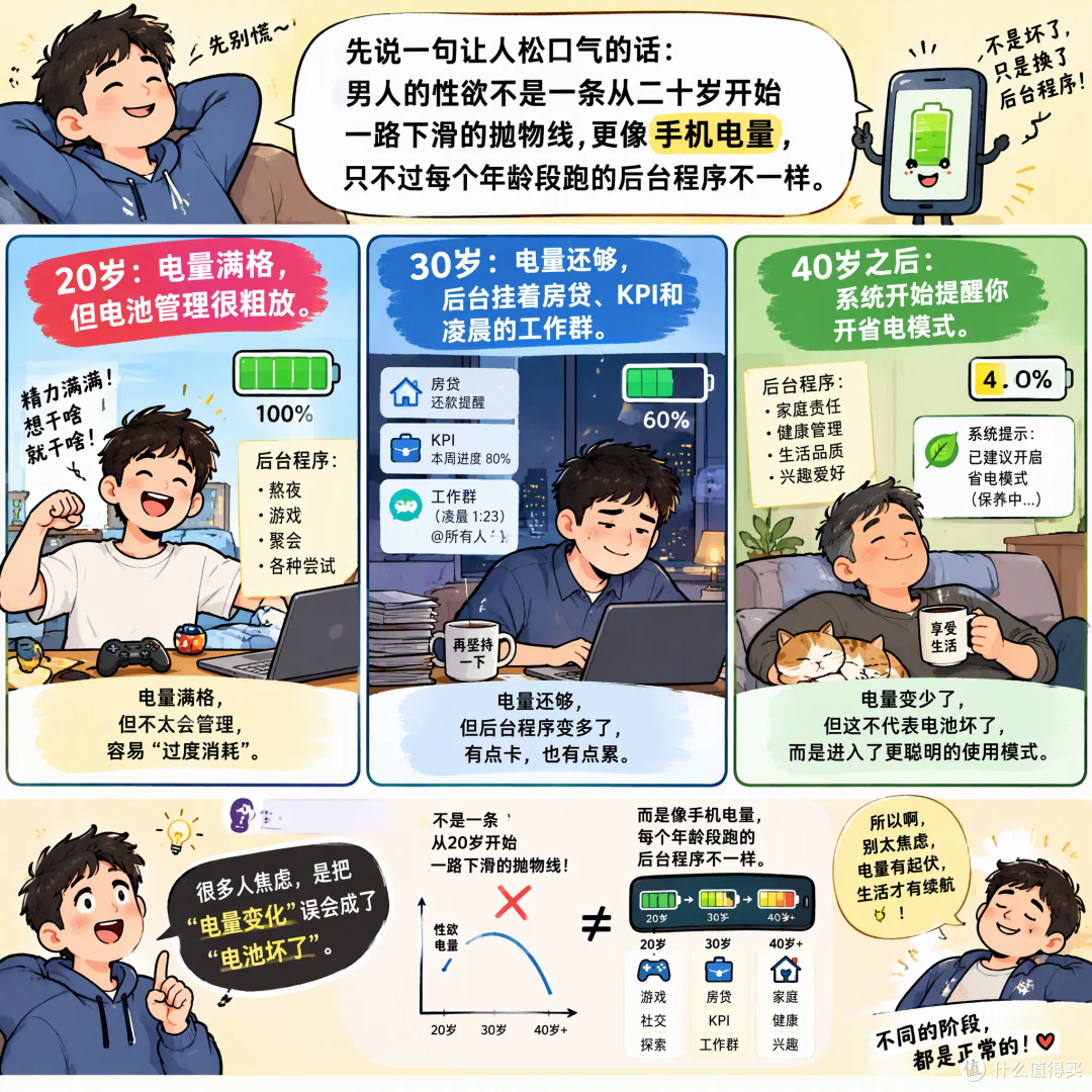 男人性欲随年龄变化的真相：20-60岁科学应对攻略
