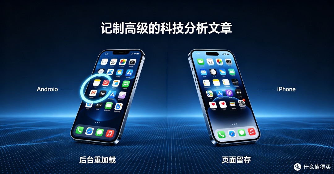 iPhone不杀后台，安卓频繁重加载！后台机制天差地别谁才是真流畅