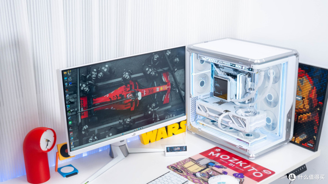 华硕X870E吹雪NEO+七彩虹5080白火神+X400CG:无A柱海景房装机